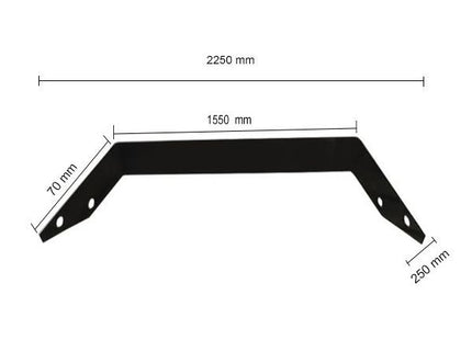 AGEF LAMA VERNICIATA DI RICAMBIO PER SARCHIATORE ART.859/K
