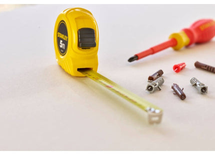 STANLEY FLESSOMETRO IN ABS ANTIURTO MT 5 NASTRO MM19