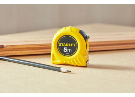 STANLEY FLESSOMETRO IN ABS ANTIURTO MT 5 NASTRO MM19