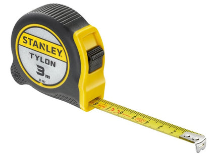 STANLEY FLESSOMETRO TYLON CASSA IN ABS ANTIURTO MT 3 NASTRO MM12,7