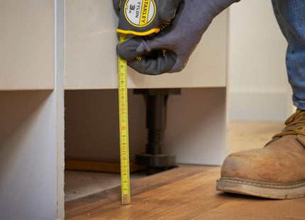 STANLEY FLESSOMETRO TYLON CASSA IN ABS ANTIURTO MT 3 NASTRO MM12,7