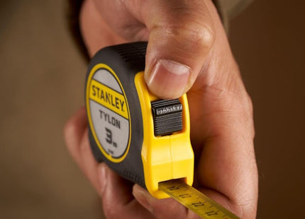 STANLEY FLESSOMETRO TYLON CASSA IN ABS ANTIURTO MT 3 NASTRO MM12,7