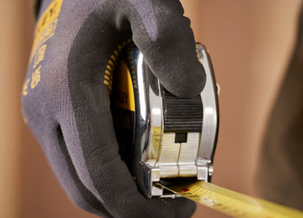 STANLEY FLESSOMETRO POWERLOCK CASSA IN ABS CROMATO MT 8 NASTRO MM25