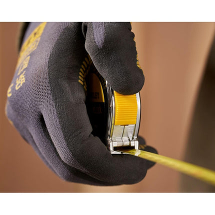 STANLEY FLESSOMETRO POWERLOCK CASSA IN ABS CROMATO MT 2 NASTRO MM12,7*