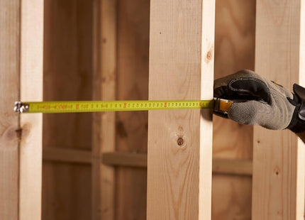 STANLEY FLESSOMETRO POWERLOCK CASSA IN ABS CROMATO MT 3 NASTRO MM12,7