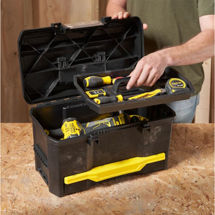 STANLEY CASSETTA PORTAUTENSILI ONE TOUCH 19" CON CASSETTO