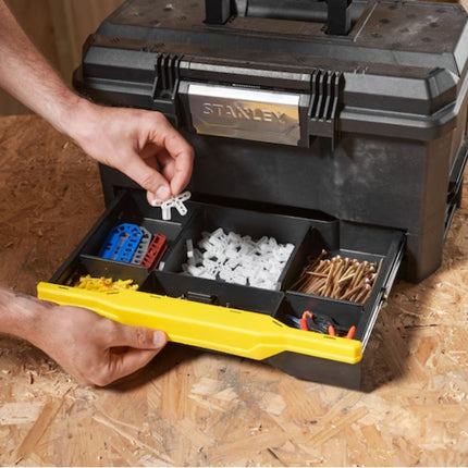 STANLEY CASSETTA PORTAUTENSILI ONE TOUCH 19" CON CASSETTO
