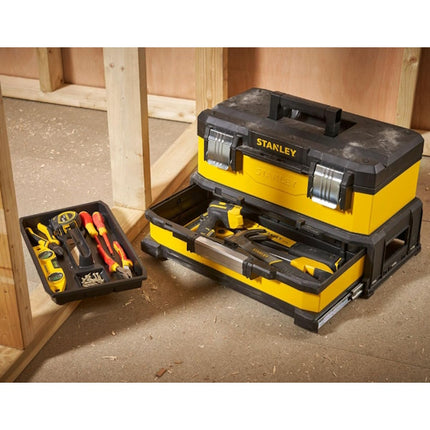 STANLEY CASSETTA PORTAUTENSILI 20" METAL PLASTIC CON CASSETTO