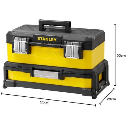 STANLEY CASSETTA PORTAUTENSILI 20" METAL PLASTIC CON CASSETTO