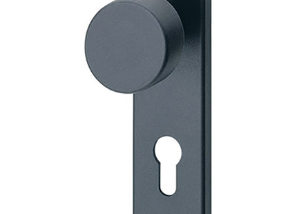 CISA PLACCA ESTERNA CON POMOLO E FORO CILINDRO PER PORTE TAGLIAFUOCO