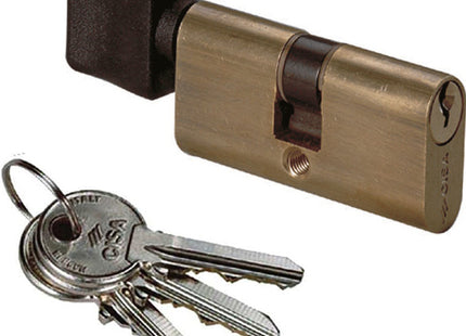 CISA CILINDRO OVALE CON POMOLO MM28/28