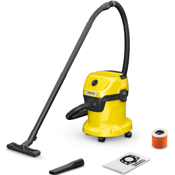 KARCHER ASPIRAPOLVERE WD 3 V - 15/4/20 BIDONE DA LT15 1000W