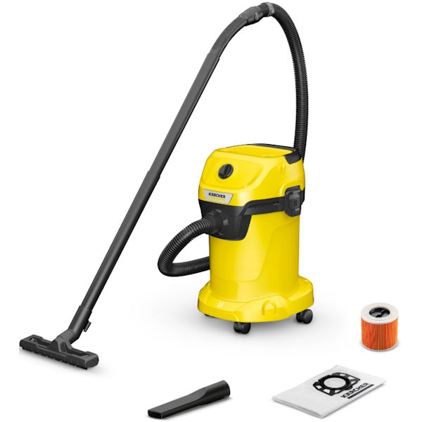 KARCHER ASPIRAPOLVERE WD 3 V - 19/4/20 BIDONE DA LT19 1000W