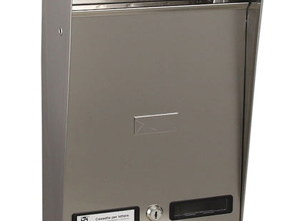 SILMEC CASSETTA POSTALE MOD. S014 PER RECINZIONI IN ACCIAIO INOX