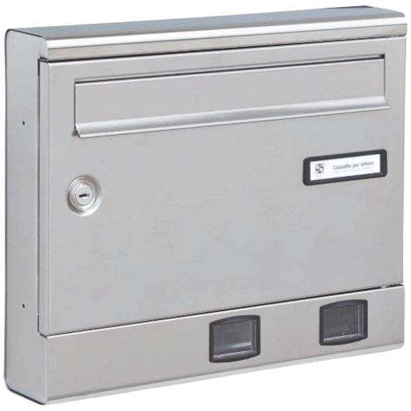SILMEC CASSETTA POSTALE MOD. S/2001ER IN ACCIAIO INOX