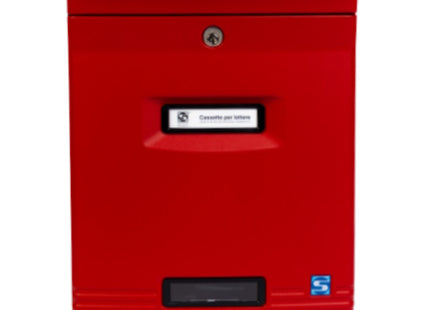 SILMEC CASSETTA POSTALE MOD. GIOIOSA COLORE ROSSO RAL 3002