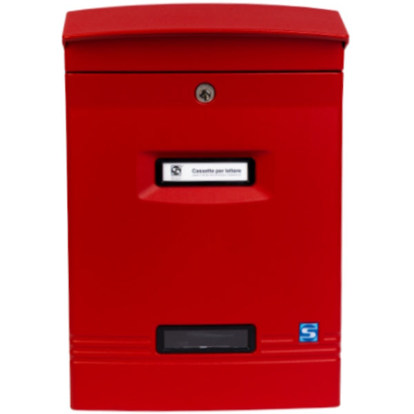 SILMEC CASSETTA POSTALE MOD. GIOIOSA COLORE ROSSO RAL 3002