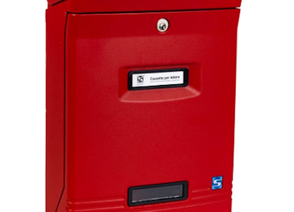 SILMEC CASSETTA POSTALE MOD. GIOIOSA COLORE ROSSO RAL 3002