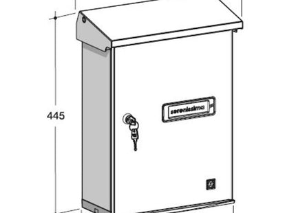 SILMEC CASSETTA POSTALE MOD. SERENISSIMA COLORE VERDE