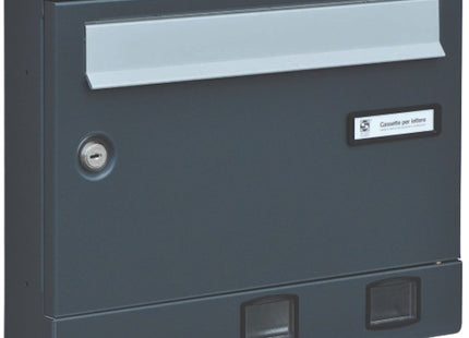 SILMEC CASSETTA POSTALE MOD. S/2001ER COLORE GRIGIO SCURO