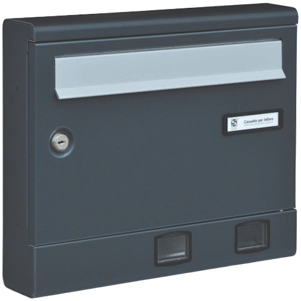 SILMEC CASSETTA POSTALE MOD. S/2001ER COLORE GRIGIO SCURO