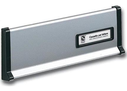 SILMEC PLACCA BUCA LETTERE IN ALLUMINIO MOD. S600 COLORE SILVER