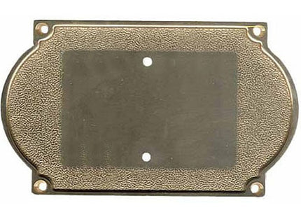 SILMEC PLACCA PORTANUMERO E LETTERA IN OTTONE LUCIDO