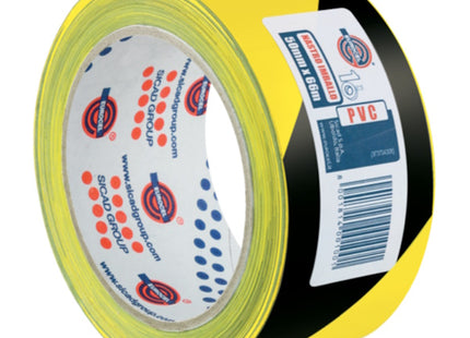 EUROCEL NASTRO SEGNALETICO ADESIVO IN PVC GIALLO/NERO MM50X66MT