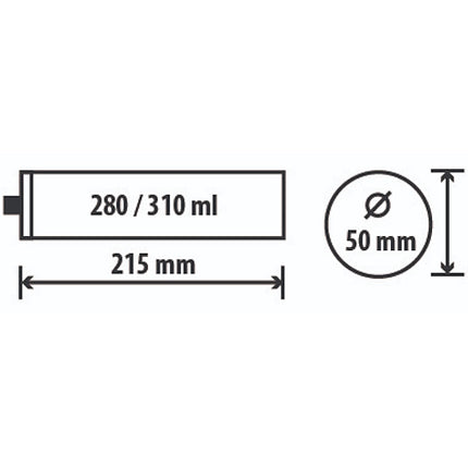 EUROCHIMICA PISTOLA AD ARIA COMPRESSA PER SILICONI ML280/310