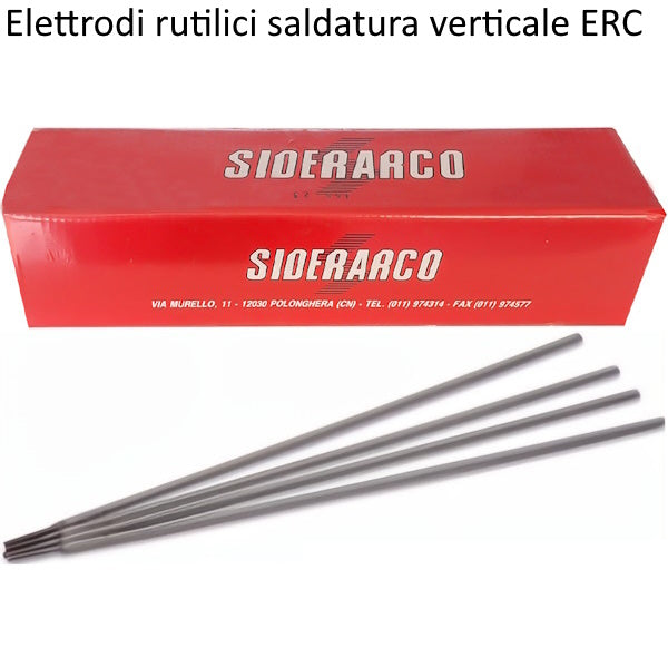 SIDERARCO ELETTRODI RUTILICI ERC SALDATURA VERTICALE D.MM2,5X300 PZ250