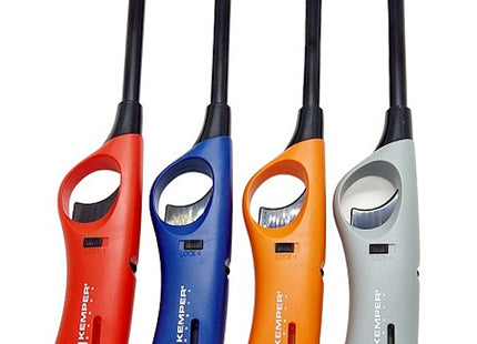 KEMPER ACCENDIGAS CON ACCENSIONE PIEZO RICARICABILE COLORI MISTI