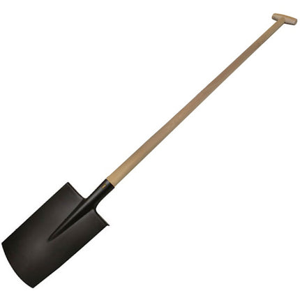 AUSTRALIAN VANGA QUADRA FORGIATA CON MANICO A T IN LEGNO CM105