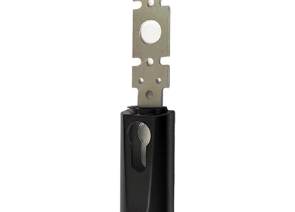 CISA PLACCA ESTERNA VERNICIATA NERA PER SERRATURE ANTIPANICO MM72