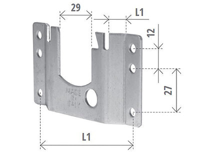 BOLIS SUPPORTO A LEGNO PER RULLO TAPPARELLE
