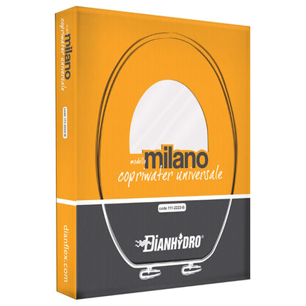 DIANFLEX SEDILE WC UNIVERSALE MODELLO MILANO BIANCO