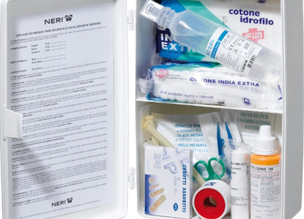 ARMADIETTO MEDICAZIONE A MURO PER PRIMO SOCCORSO ALLEGATO 2 ART. MED F1*