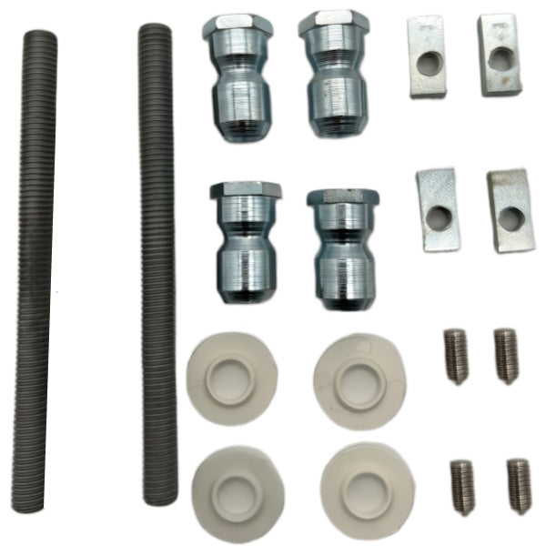 COMUNELLO FISSAGGIO DOPPIO REGOLABILE PER MANIGLIONI IN NYLON ART.F0018