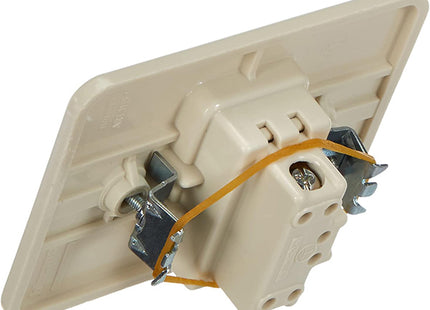 BTICINO DOMINO PRESA BIPASSO 2P+T 10/16A AVORIO*