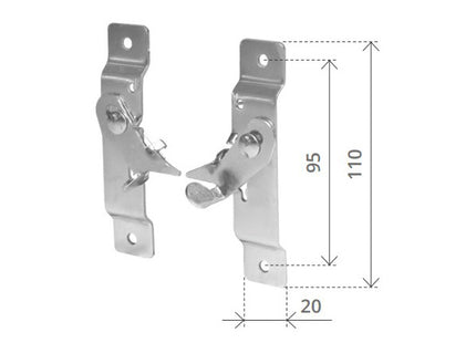 BOLIS SICURA ANTIFURTO PER TELAI A SPORGERE PER TAPPARELLE