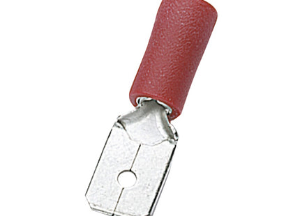 ELEMATIC TERMINALE INNESTO MASCHIO PVC MMQ.0,25-1,5/6,3X0,8 ROSSO PZ100