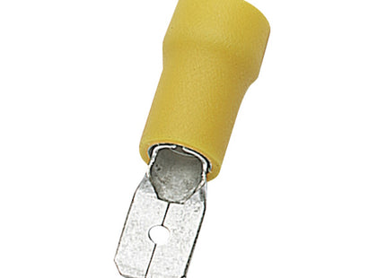 ELEMATIC TERMINALE INNESTO MASCHIO PVC MMQ.4-6/6,3X0,8 GIALLO PZ100