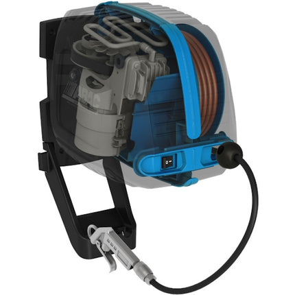 ABAC COMPRESSORE TRASMISSIONE DIRETTA CON AVVOLGITUBO MOD. XPN O15 230V*