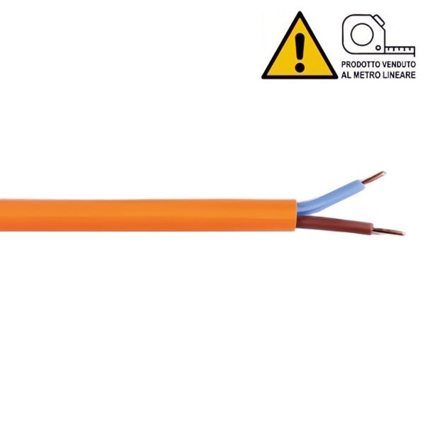 CAVO ELETTRICO AL TAGLIO TIPO SUPERFLEX ARANCIO