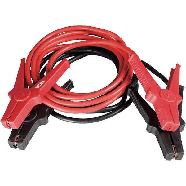 VALEX CAVI PER AVVIAMENTO AUTO IN ALLUMINIO PINZE ISOLATE MM25 MT2,5