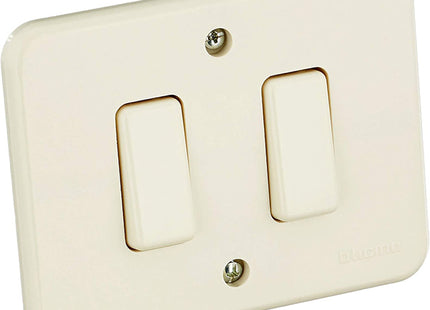 BTICINO DOMINO 2 DEVIATORI UNIPOLARI 6A AVORIO