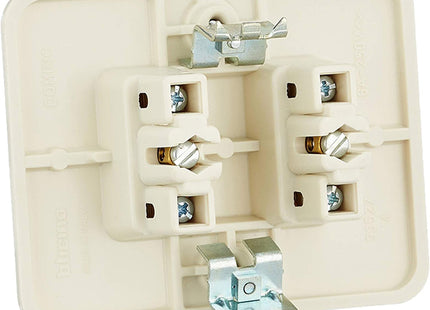 BTICINO DOMINO 2 DEVIATORI UNIPOLARI 6A AVORIO