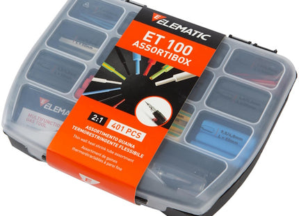ELEMATIC ASSORTIBOX ET100 GUAINE TERMORESTRINGENTI CON RISCALDATORE GAS