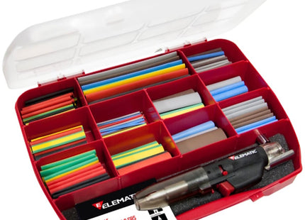 ELEMATIC ASSORTIBOX ET301 GUAINE TERMORESTRINGENTI CON RISCALDATORE GAS