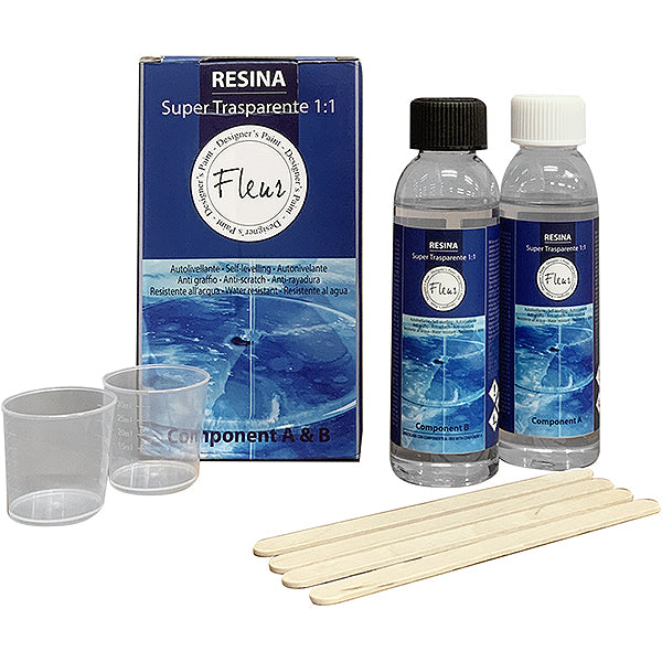 FLEUR RESINA SUPERTRASPARENTE 1:1 A+B