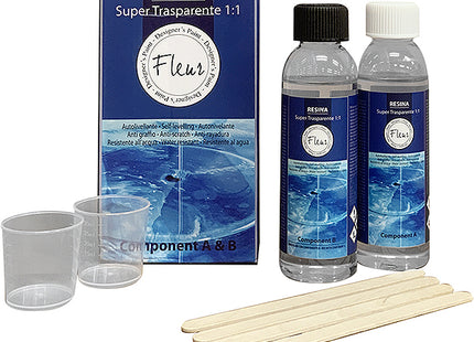 FLEUR RESINA SUPERTRASPARENTE 1:1 A+B